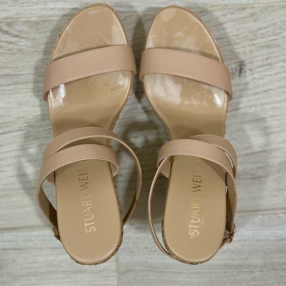 Worn once! In excellent condition. Stuart Weitzman 5050 wedge Sz 11 - Picture 5 of 5